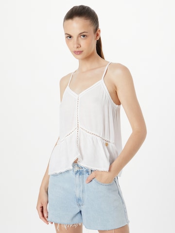 Superdry - Top en blanco: frente