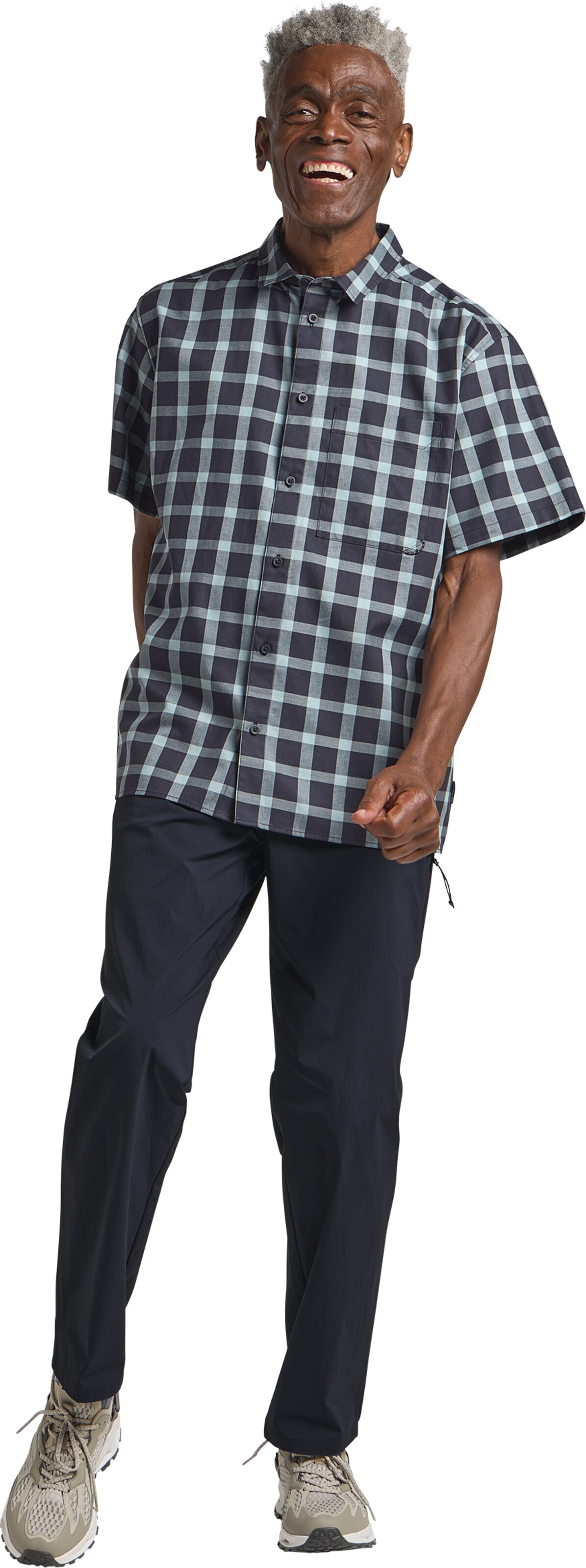 JACK WOLFSKIN Regular Fit Funktionshemd 'Planalto' in Blau