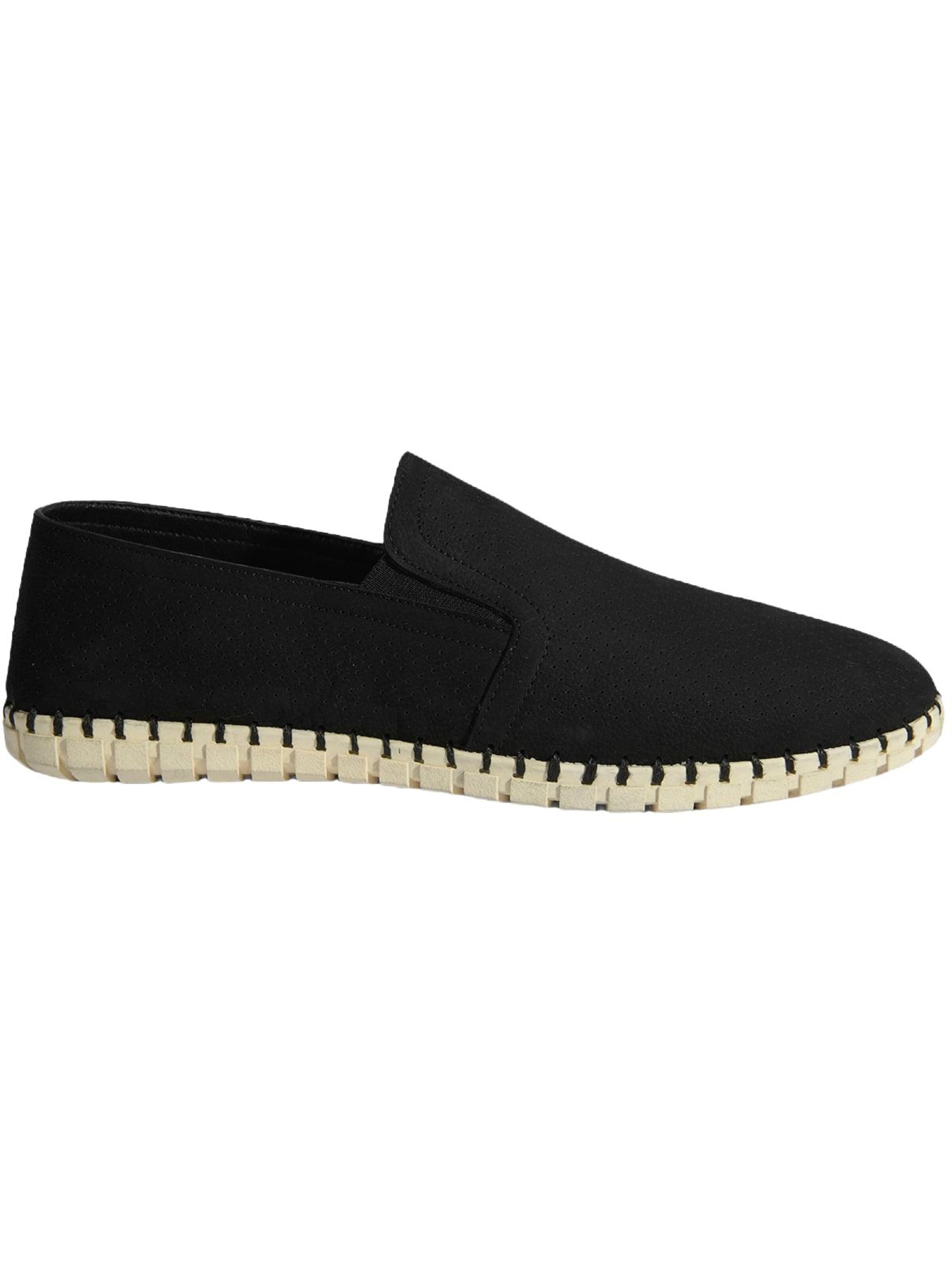 Chaussure basse 'Slip-Ons' Desa en noir