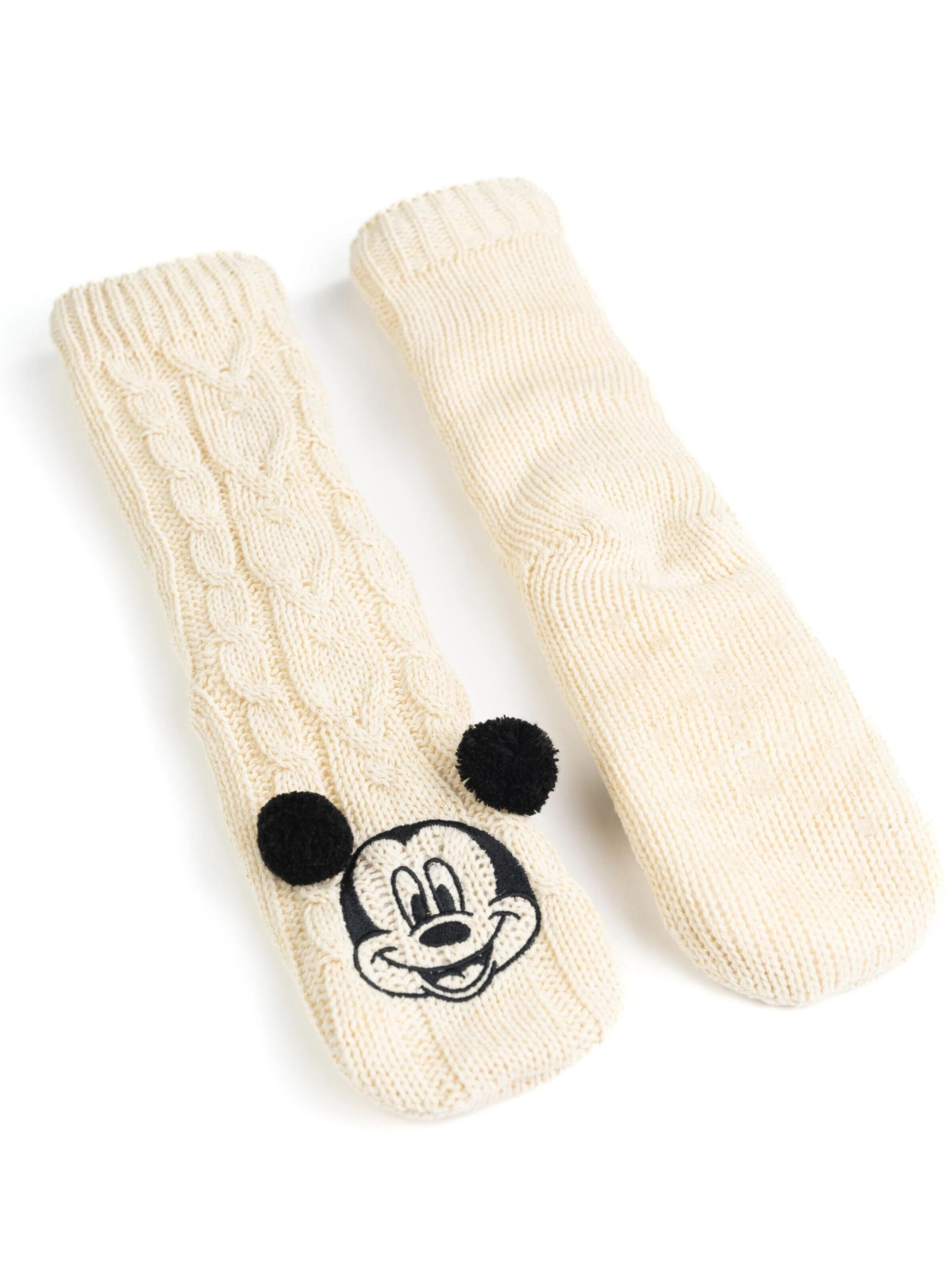 MICKEY MOUSE Socks 'Hüttensocken' in White