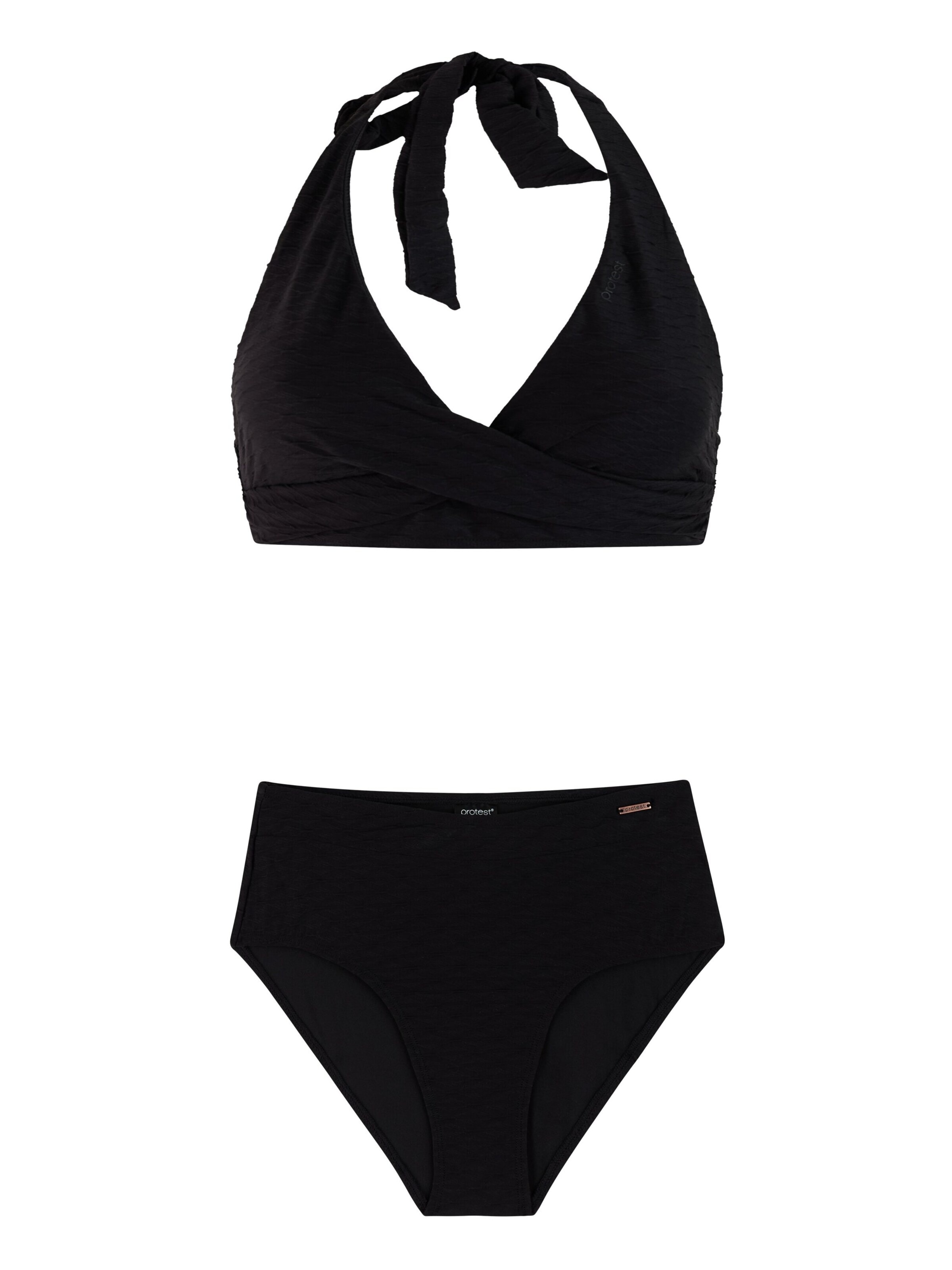 PROTEST Bikini 'PRTFrea' in Zwart: voorkant