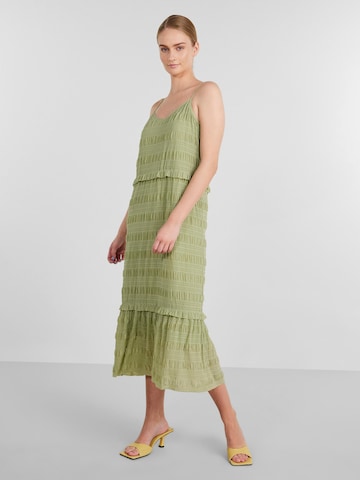 PIECES Summer Dress 'Lila' in Green