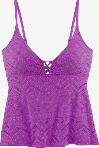 LASCANA Kolmio Tankinitoppi värissä lila: etupuoli