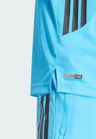 T-Shirt fonctionnel ADIDAS PERFORMANCE en bleu