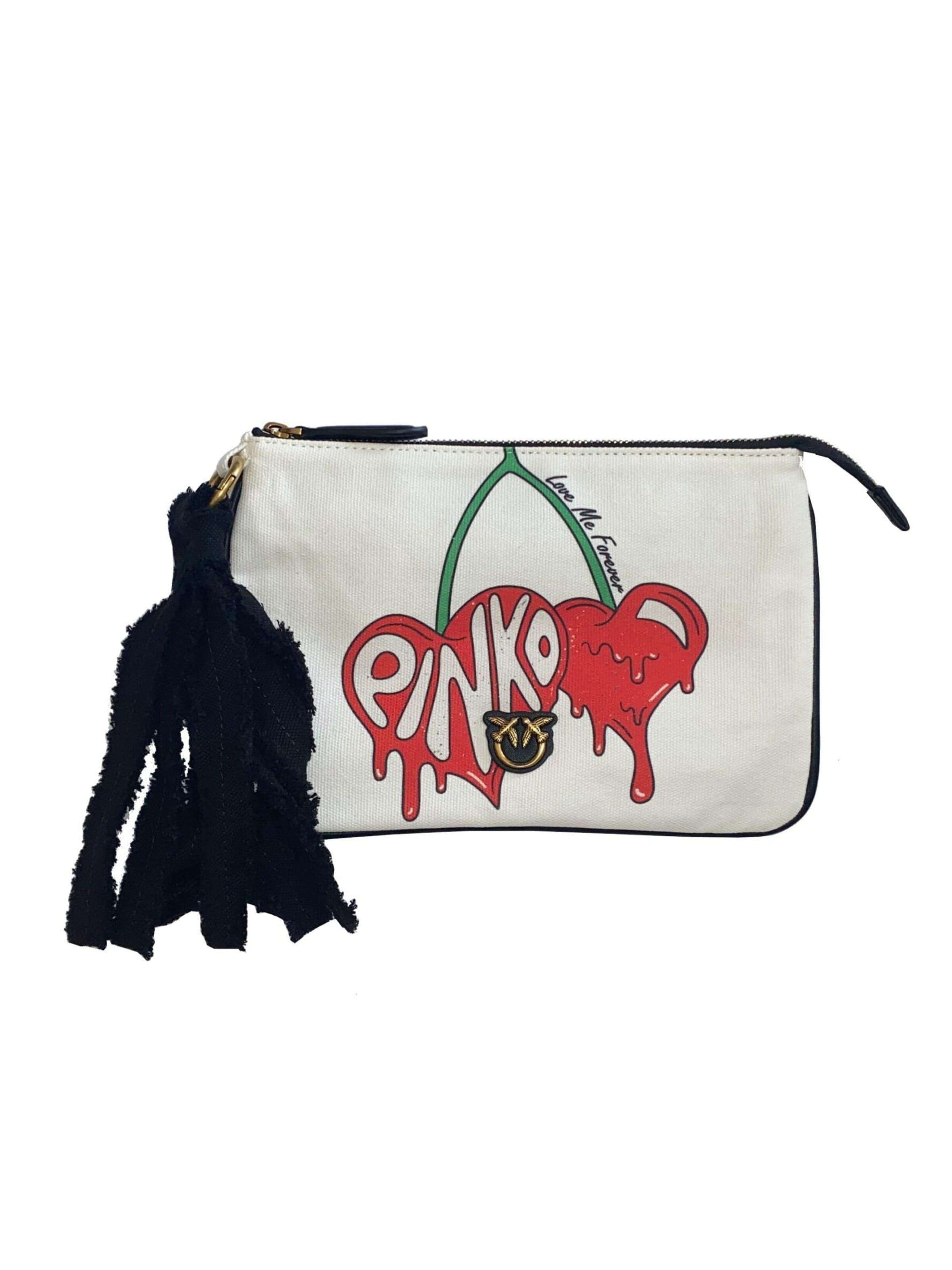 PINKO Clutch '100455 A0PZ Z07 white'‌‌‌‌‌‌‌‌ in Weiß: Vorderseite