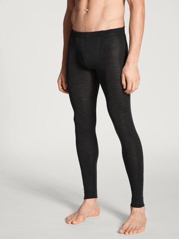 CALIDA Lange Unterhose 'Wool & Silk'‌‌‌ in Blau