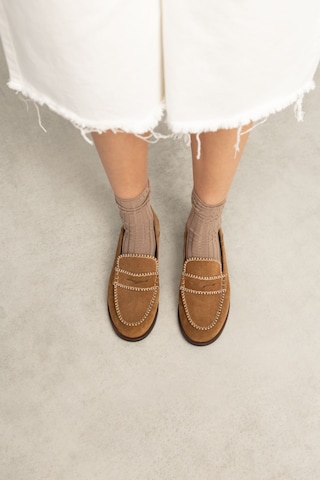 Mocassin SACHA en marron