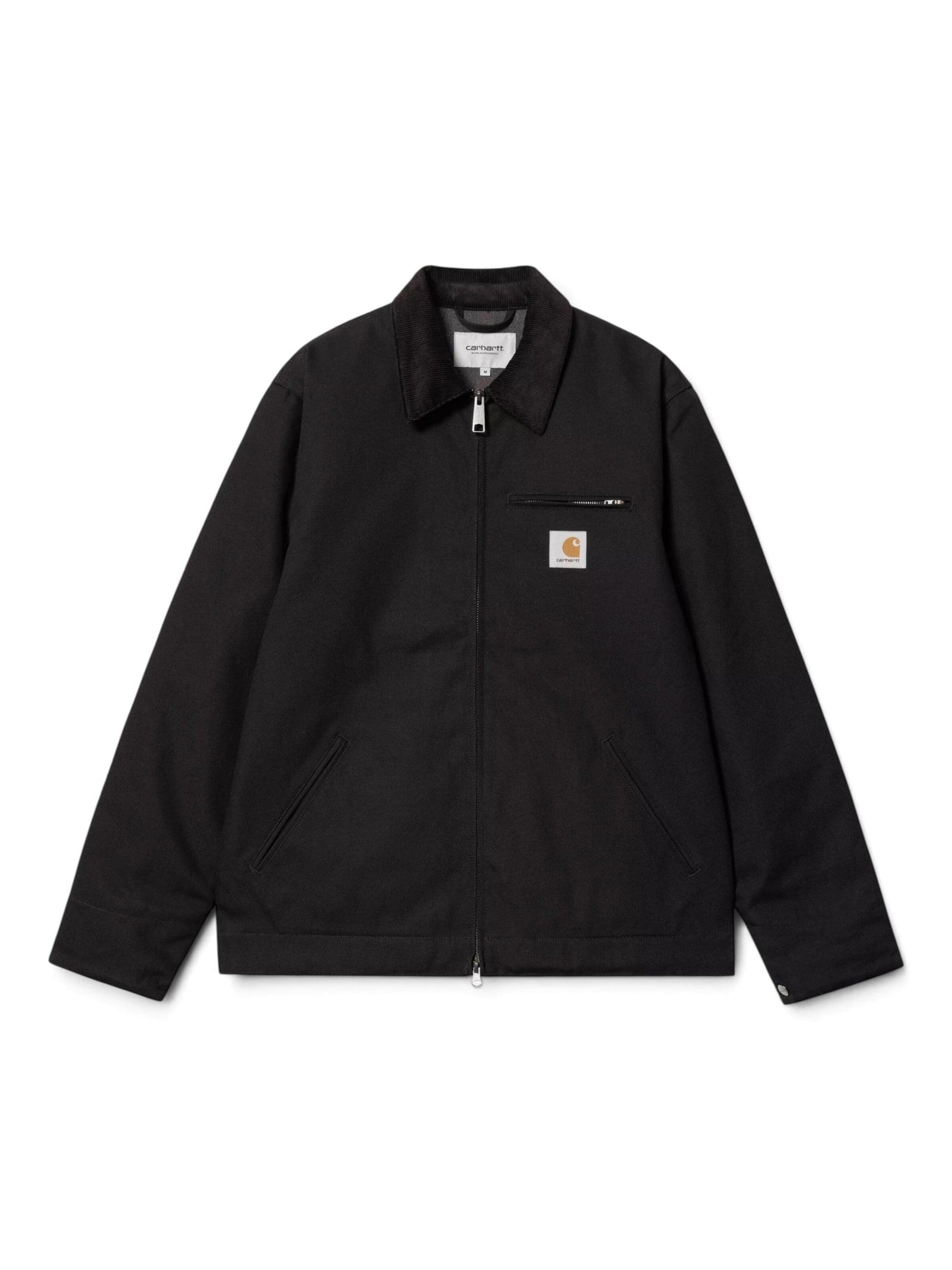 Carhartt WIP Kevad-sügisjope 'Detroit', värv must: eest vaates