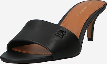 TOMMY HILFIGER Pantolette in Schwarz: predná strana