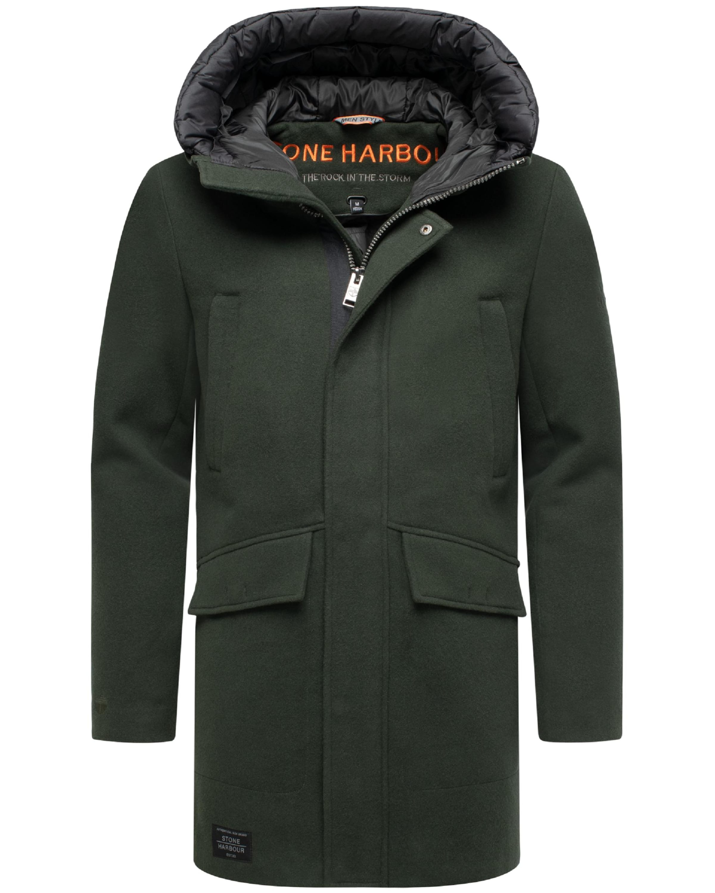 Cappotto invernale 'Fenroos' di STONE HARBOUR in verde