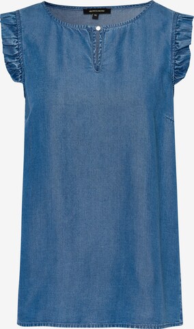 MORE & MORE Blouse in Blauw: voorkant