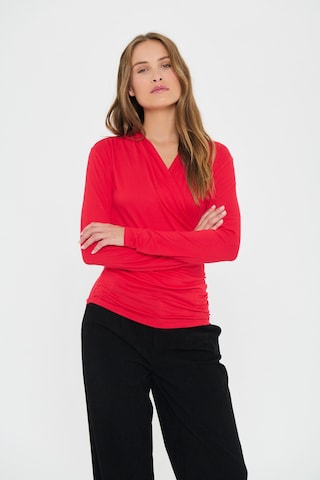 SAINT TROPEZ Shirt in Red: front