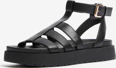 Bershka Sandale in schwarz, Produktansicht