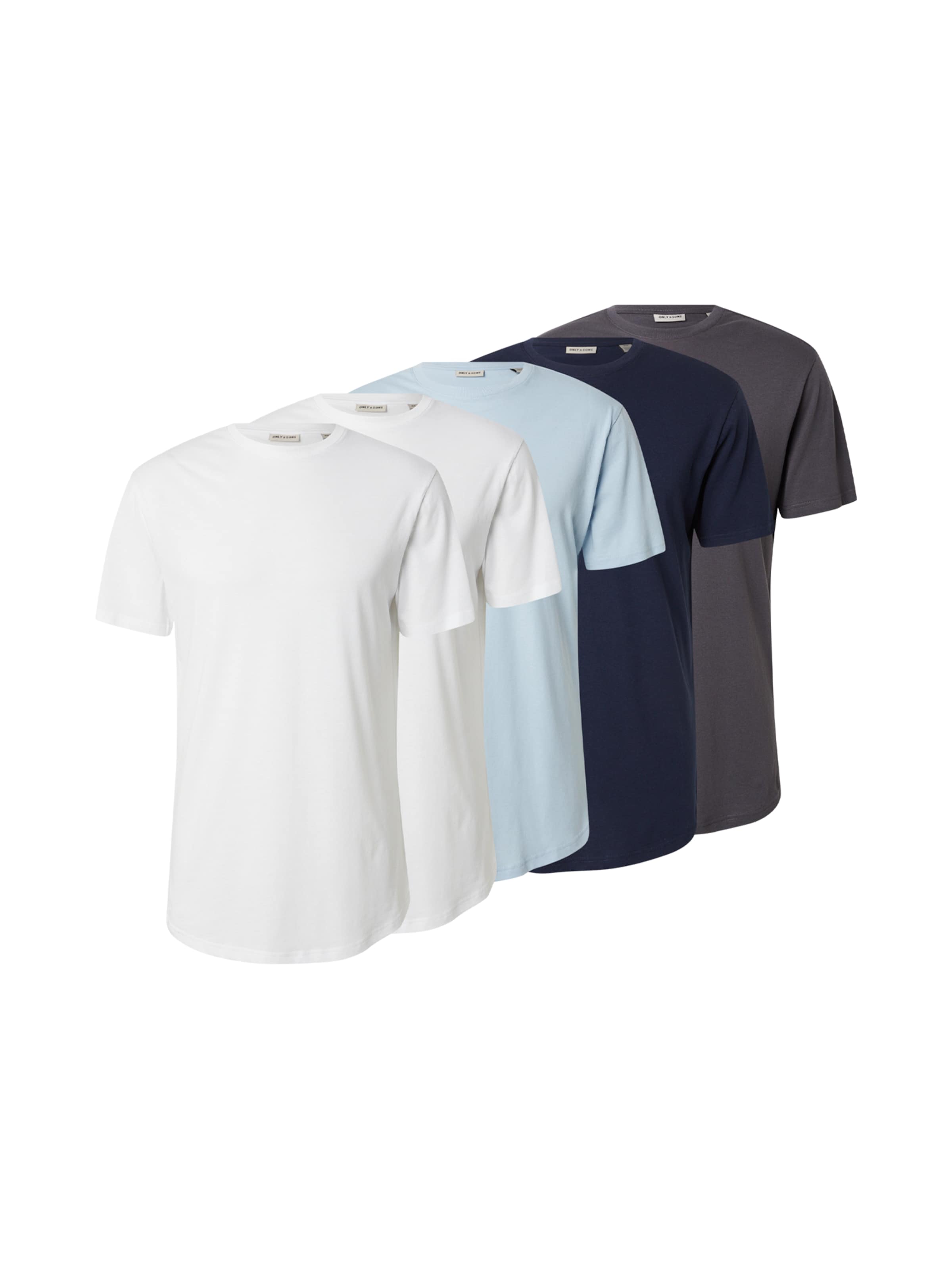 Only & Sons Shirt 'ONSJeff' in Blue: front