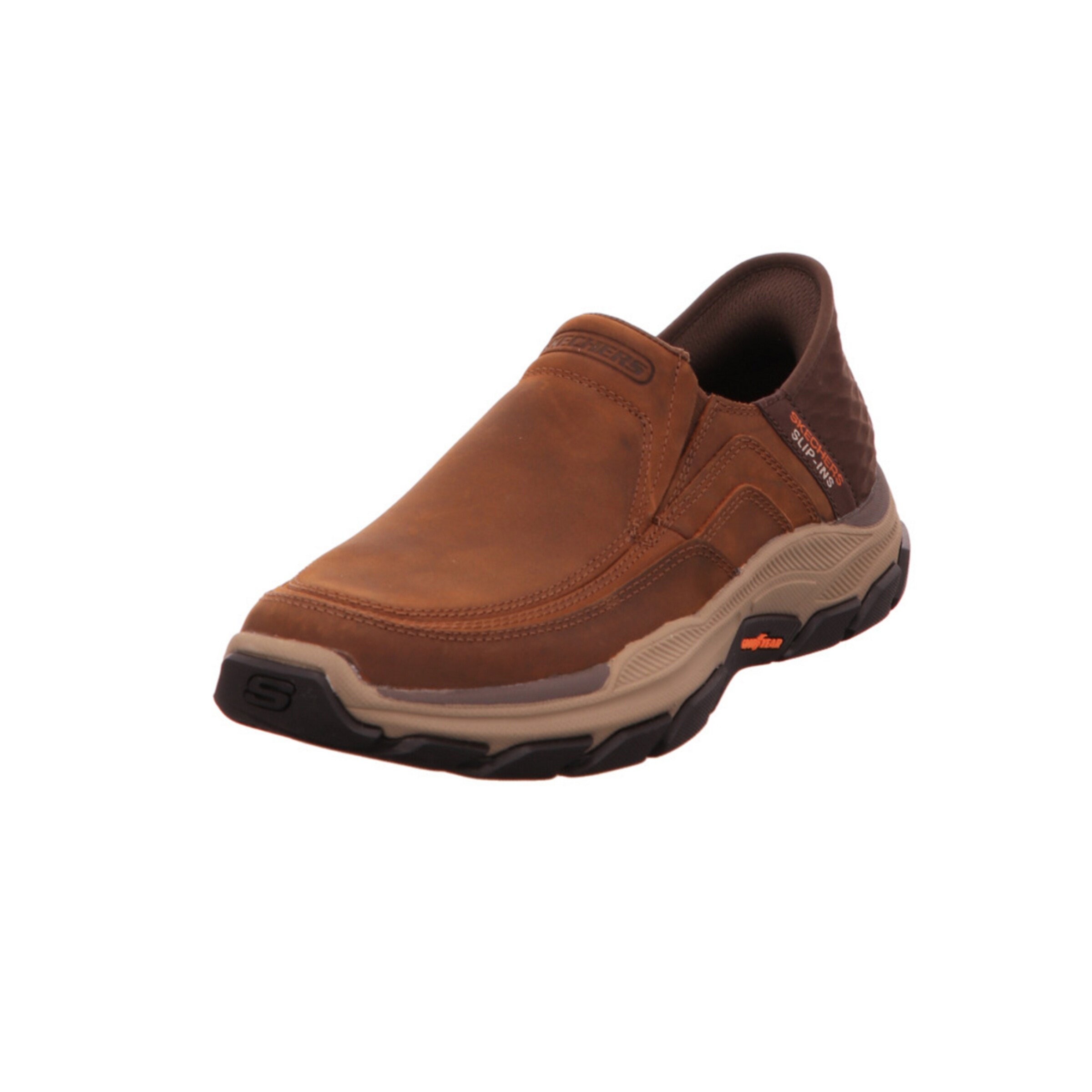 Slip on SKECHERS en marron : devant