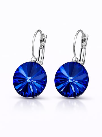 COLLEZIONE ALESSANDRO Earrings 'Germany' in Blue: front