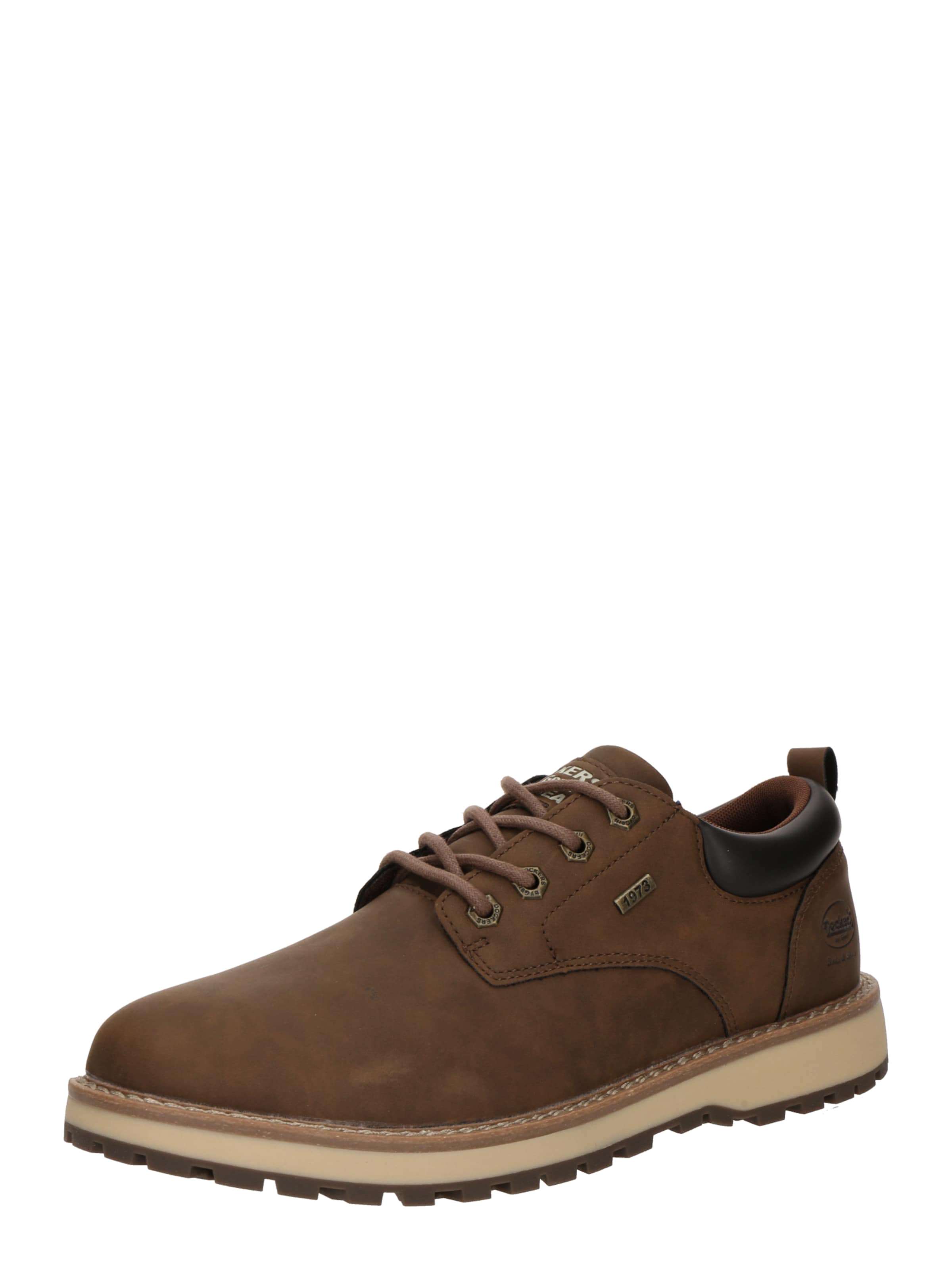 Dockers by Gerli Lace-up shoe in Brown: front