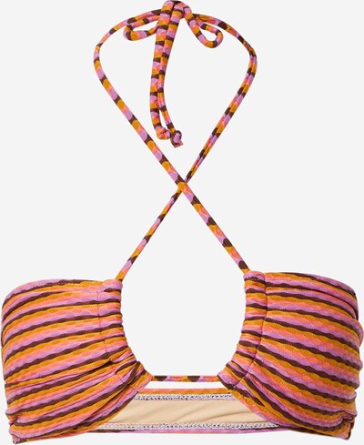 Cotton On Body Bikini gornji dio u smeđa / narančasto žuta / ljubičasta / koraljna, Pregled proizvoda