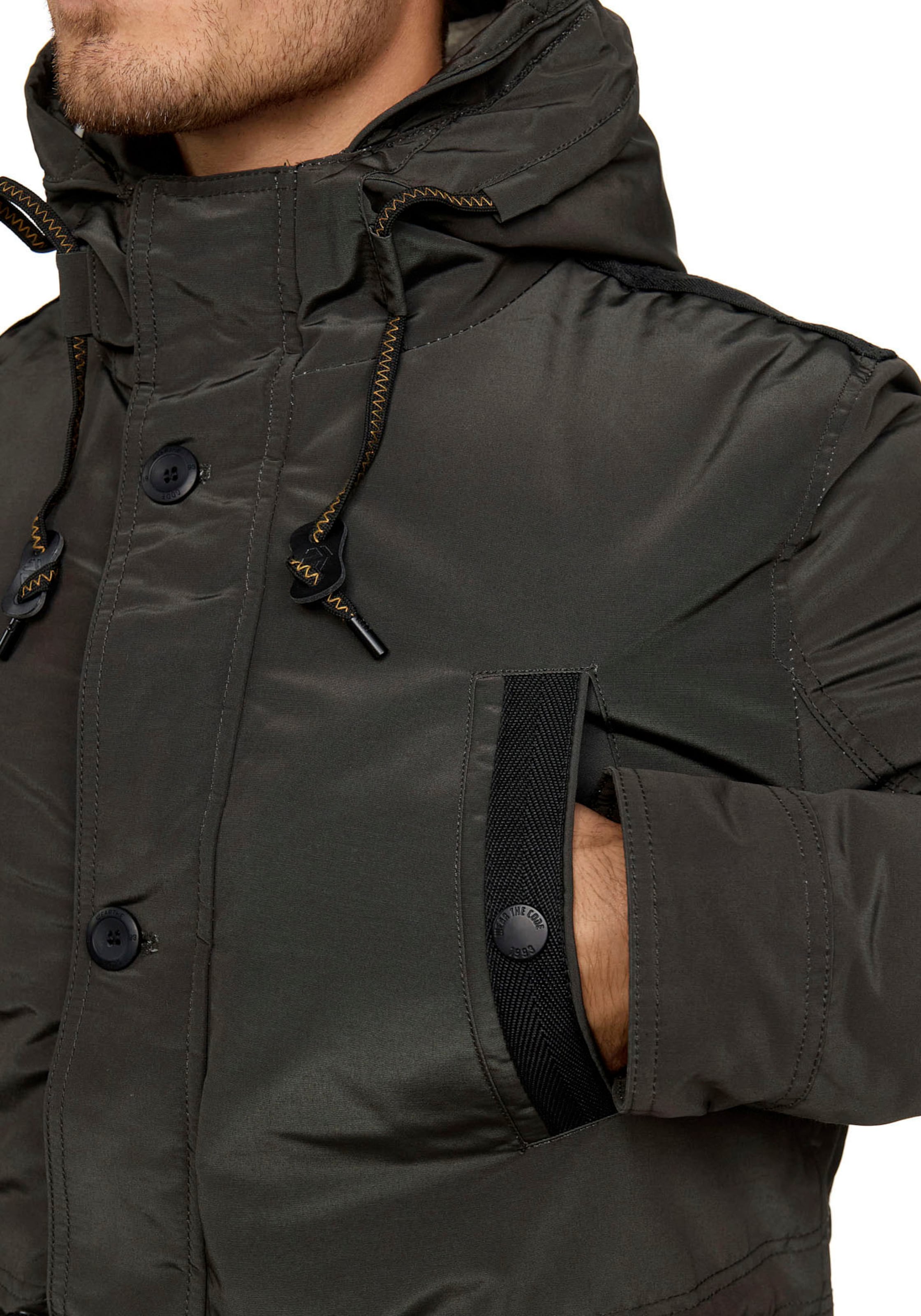 INDICODE JEANS Winter Parka in Grey