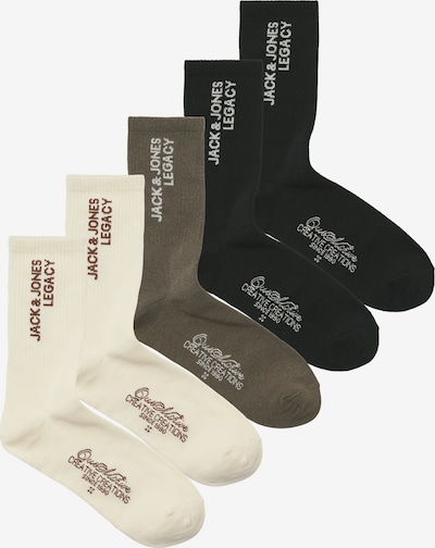 Kojinės 'JACROAR' iš JACK & JONES, spalva – rausvai pilka / šviesiai pilka / juoda / balta, Prekių apžvalga