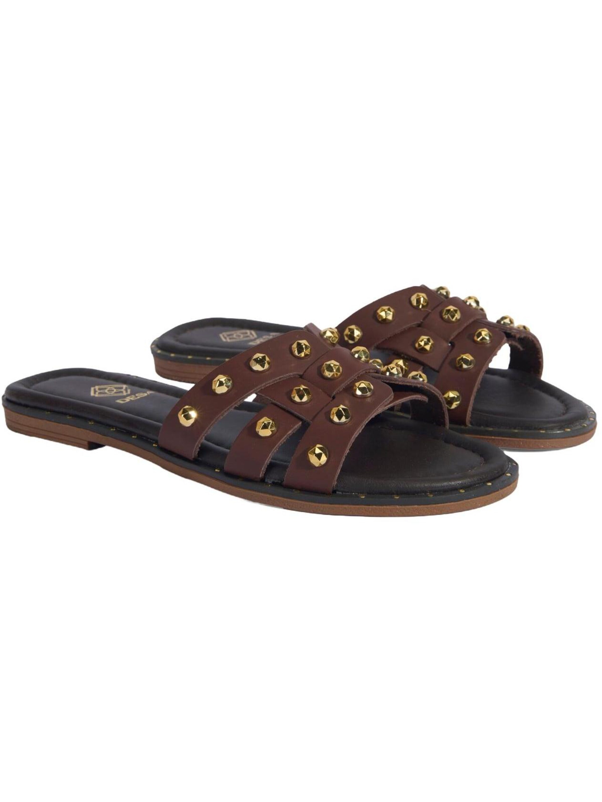 Desa Mule 'Hausschuhe' in Brown: front