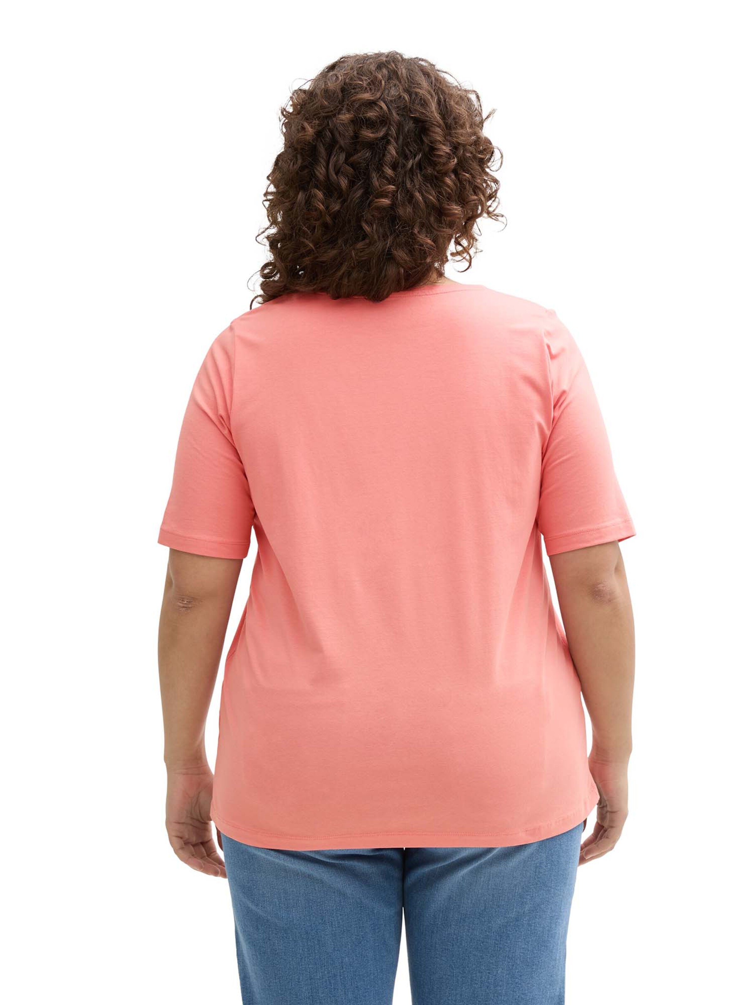 oranžinė Tom Tailor Women + Marškinėliai