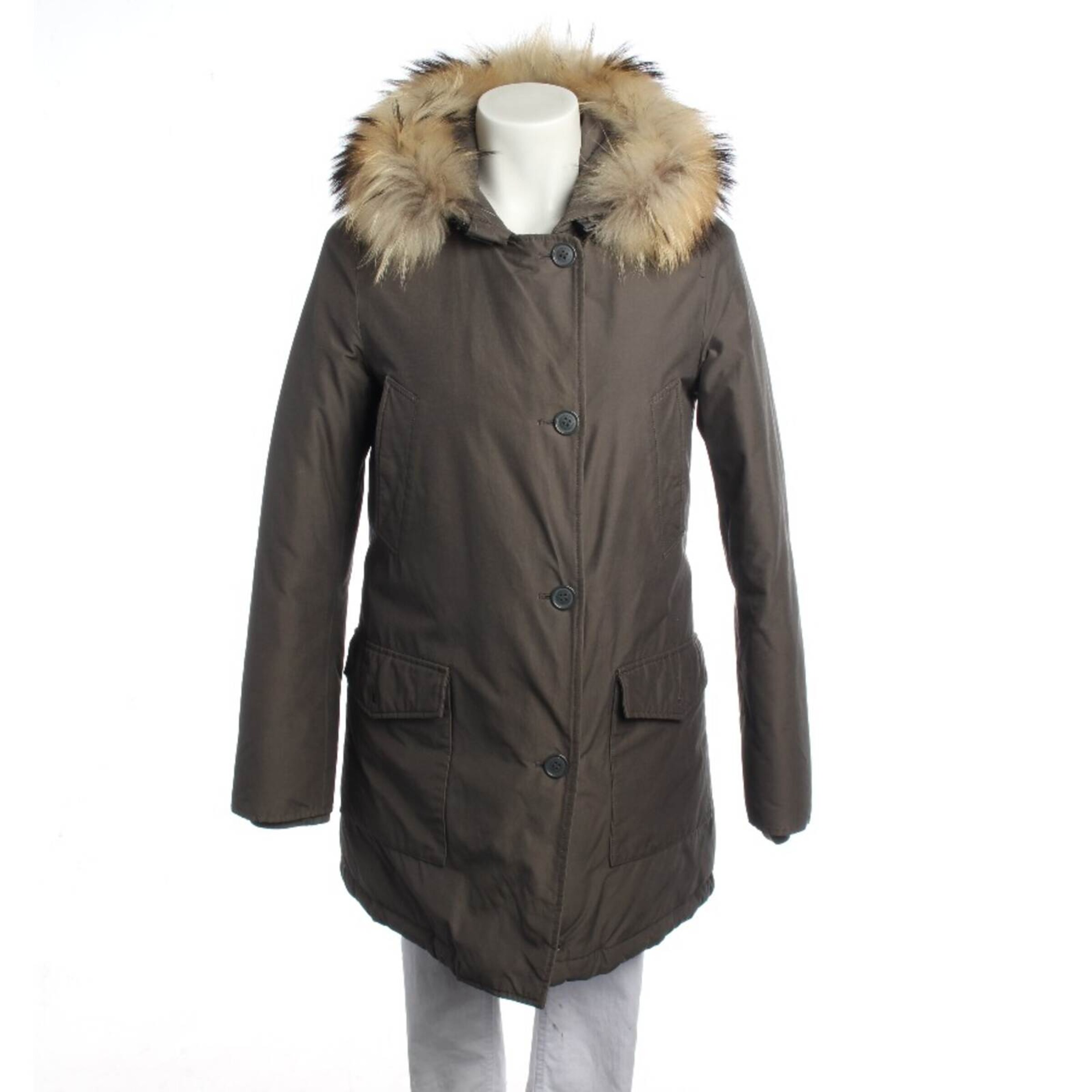 Woolrich Jacket & Coat in S in Grey: front
