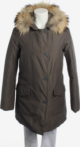 Woolrich Winterjacke / Wintermantel S in Grau: Vorderseite