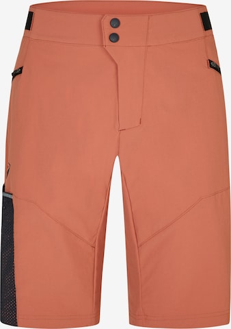 ZIENER Regular Workout Pants 'NEXIL' in Brown: front