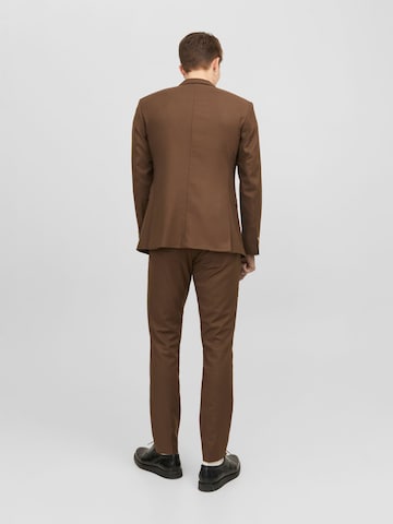 JACK & JONES Slim fit Suit in Brown