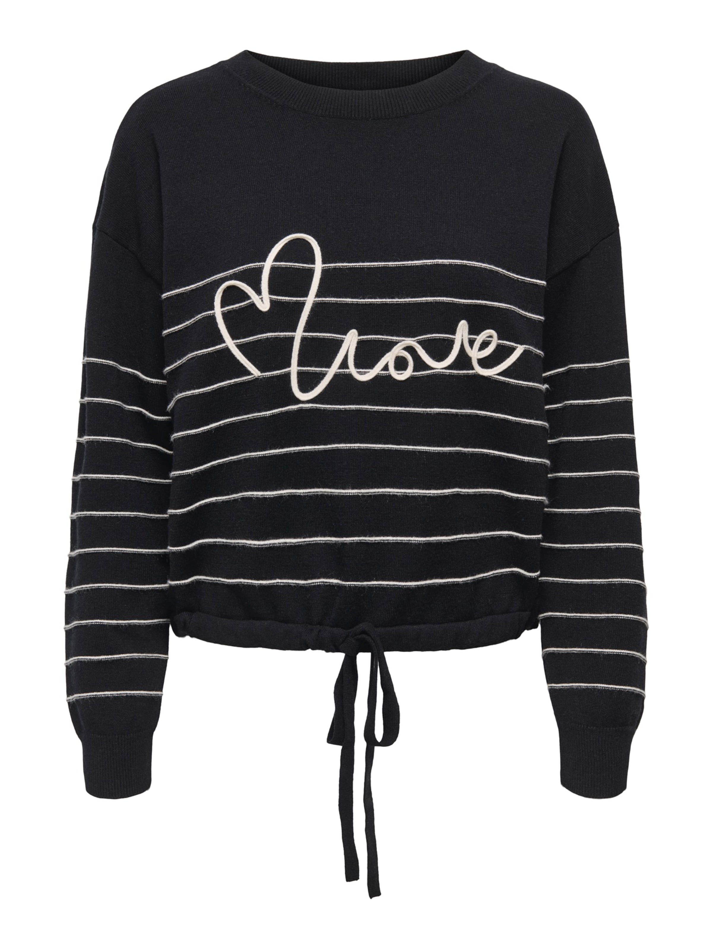 ONLY Carmakoma Tröja 'CARSigne' i svart: framsida