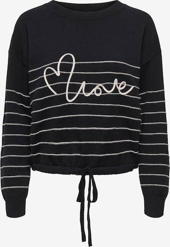 ONLY Carmakoma Tröja 'CARSigne' i svart: framsida