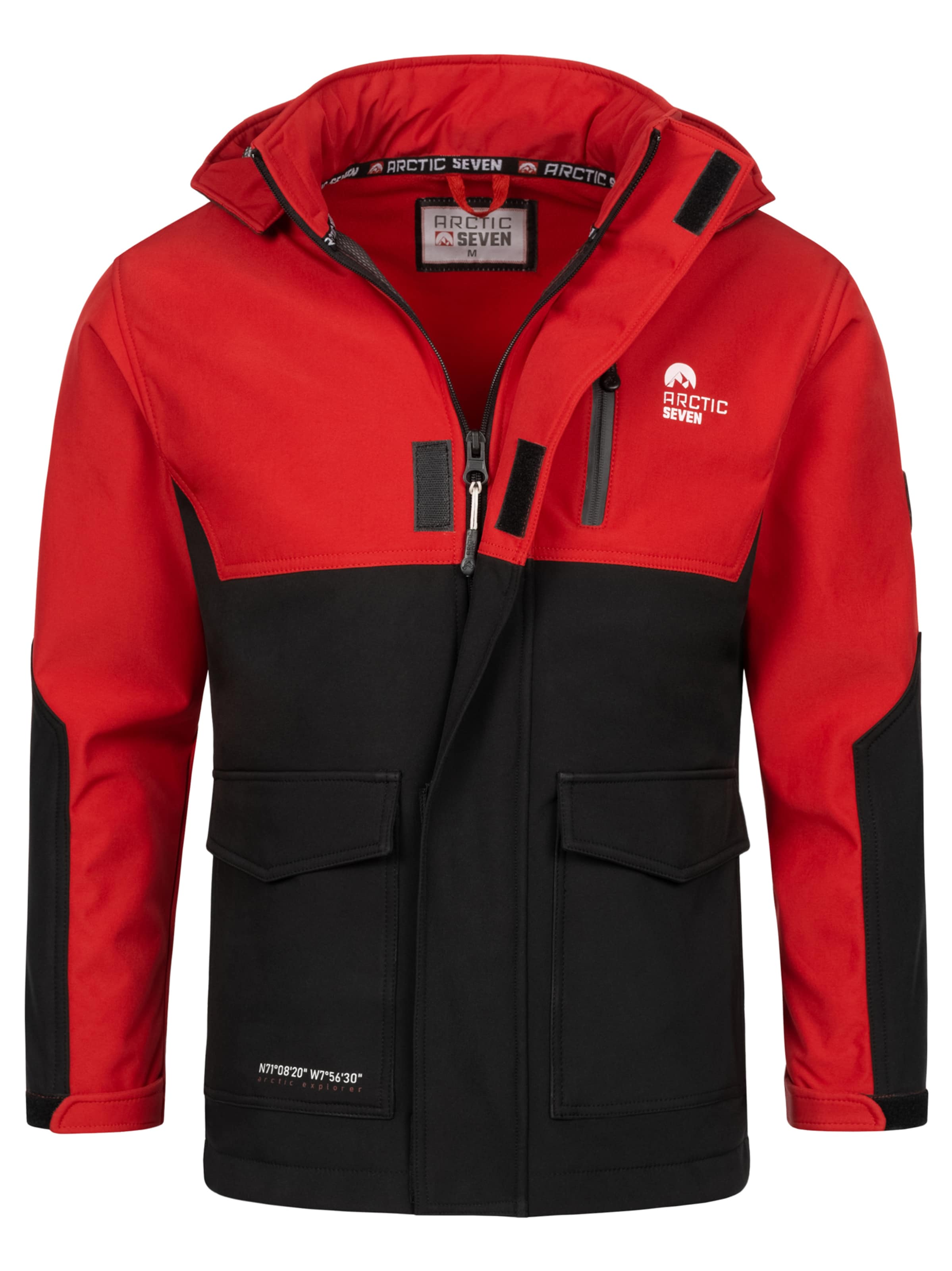 Arctic Seven Weatherproof jacket in Red: front