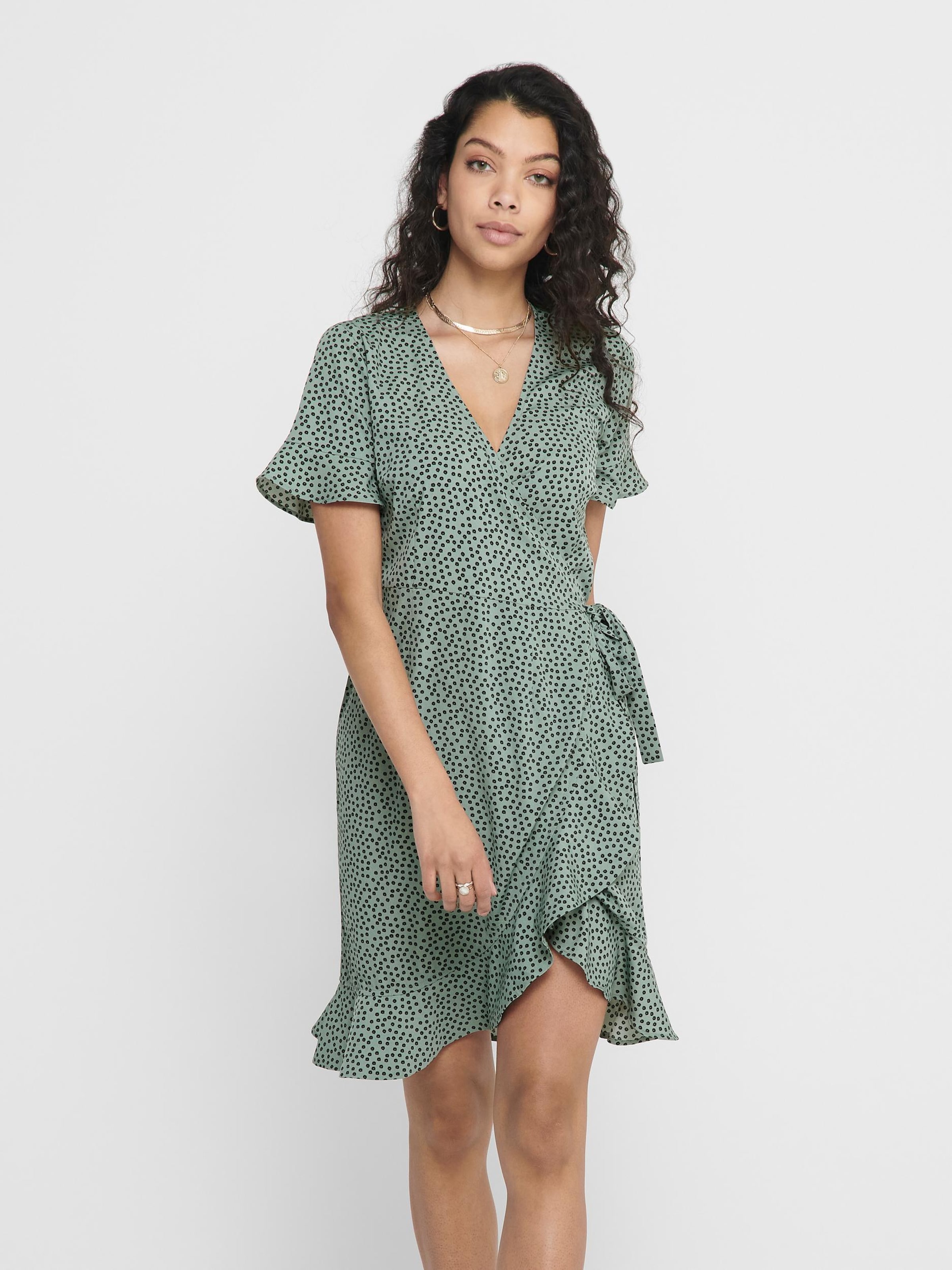 Only jurk groen sale