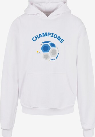 Merchcode Sweatshirt 'Argentina Champions' in White: front