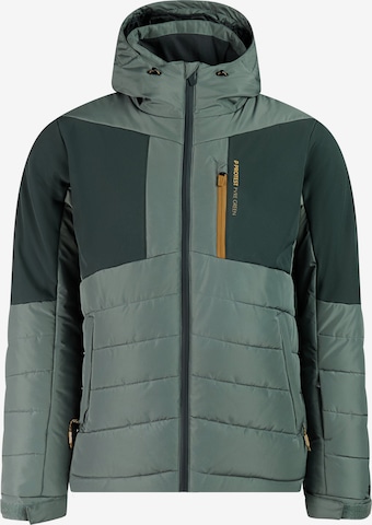 PROTEST Sportjacke 'PRTNaldo' in Grün: Vorderseite