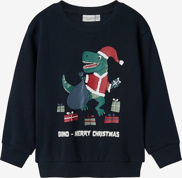 NAME IT Sweatshirt 'NMMVISMAS' in Blue: front