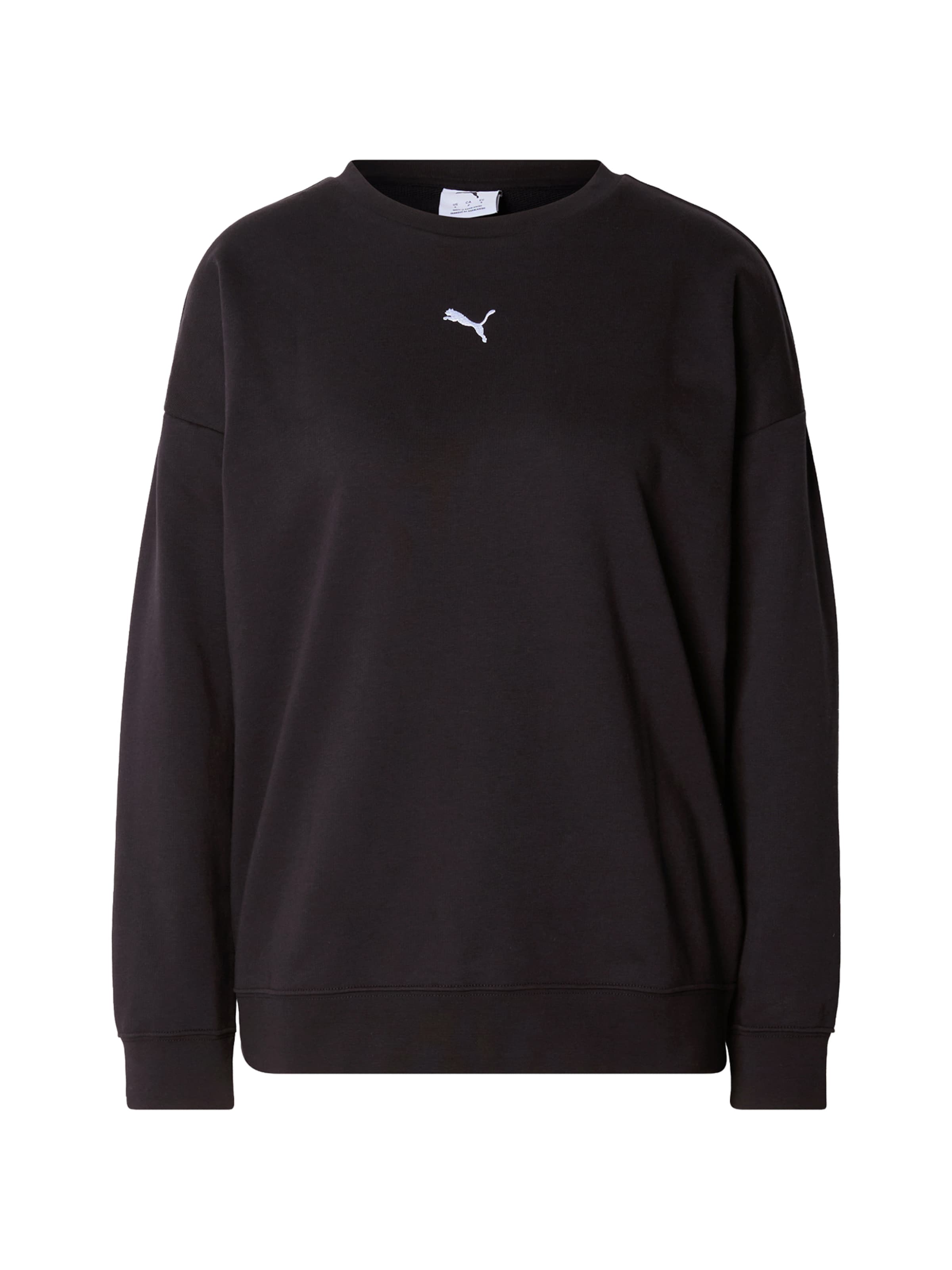 Sweat de sport 'ESS' PUMA en noir : devant