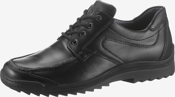 WALDLÄUFER Lace-Up Shoes in Black: front