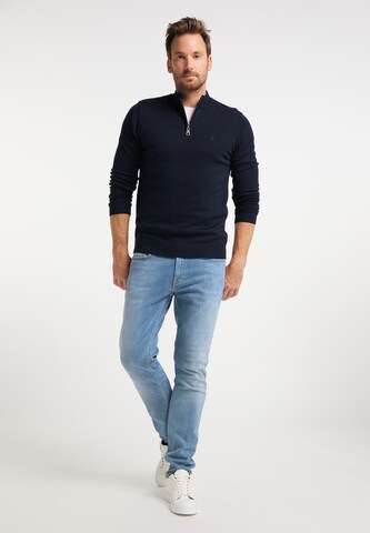 DreiMaster Maritim Pullover 'Prin' i blå
