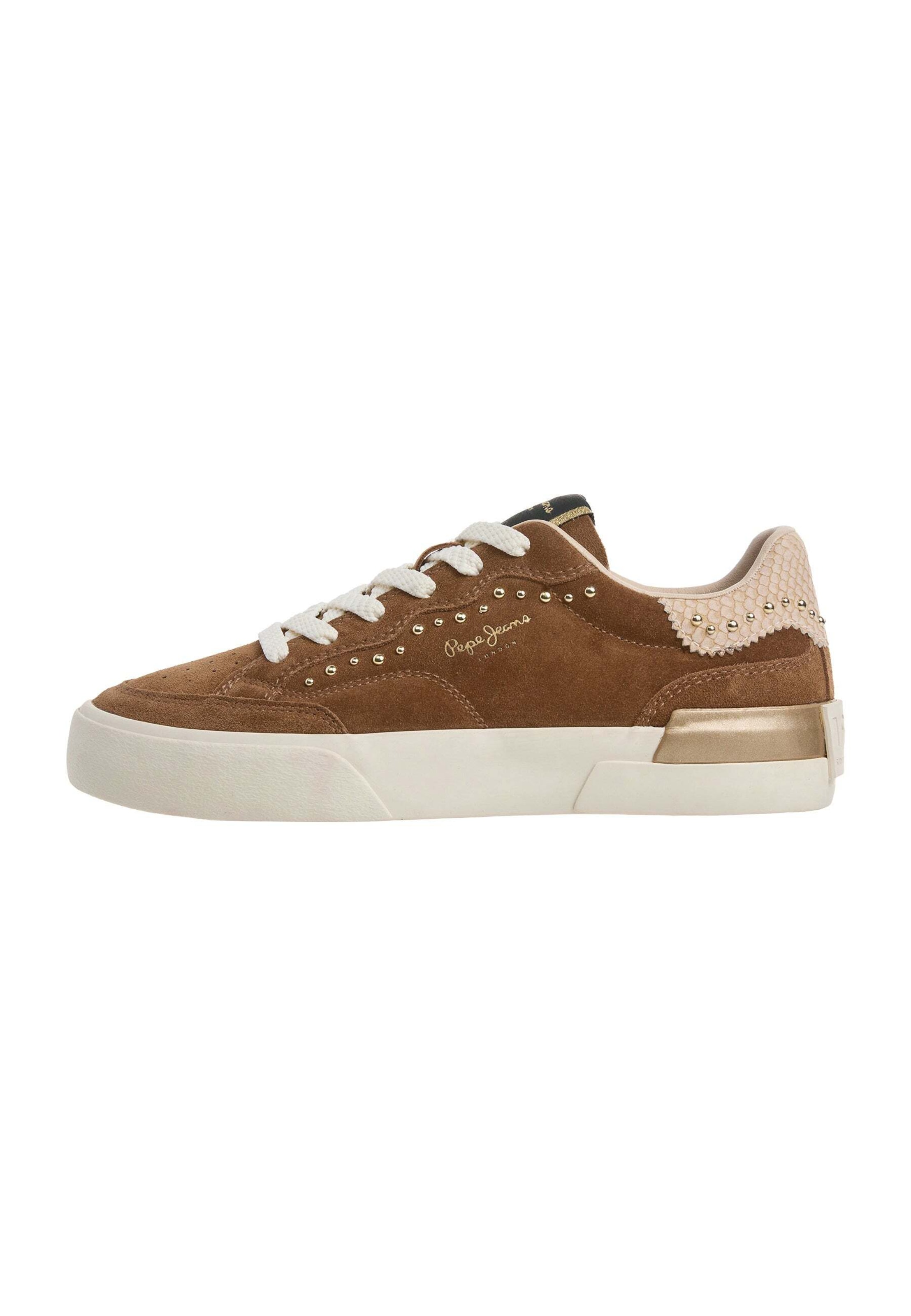 Pepe Jeans Sneaker 'Milan West' in Braun: Vorderseite