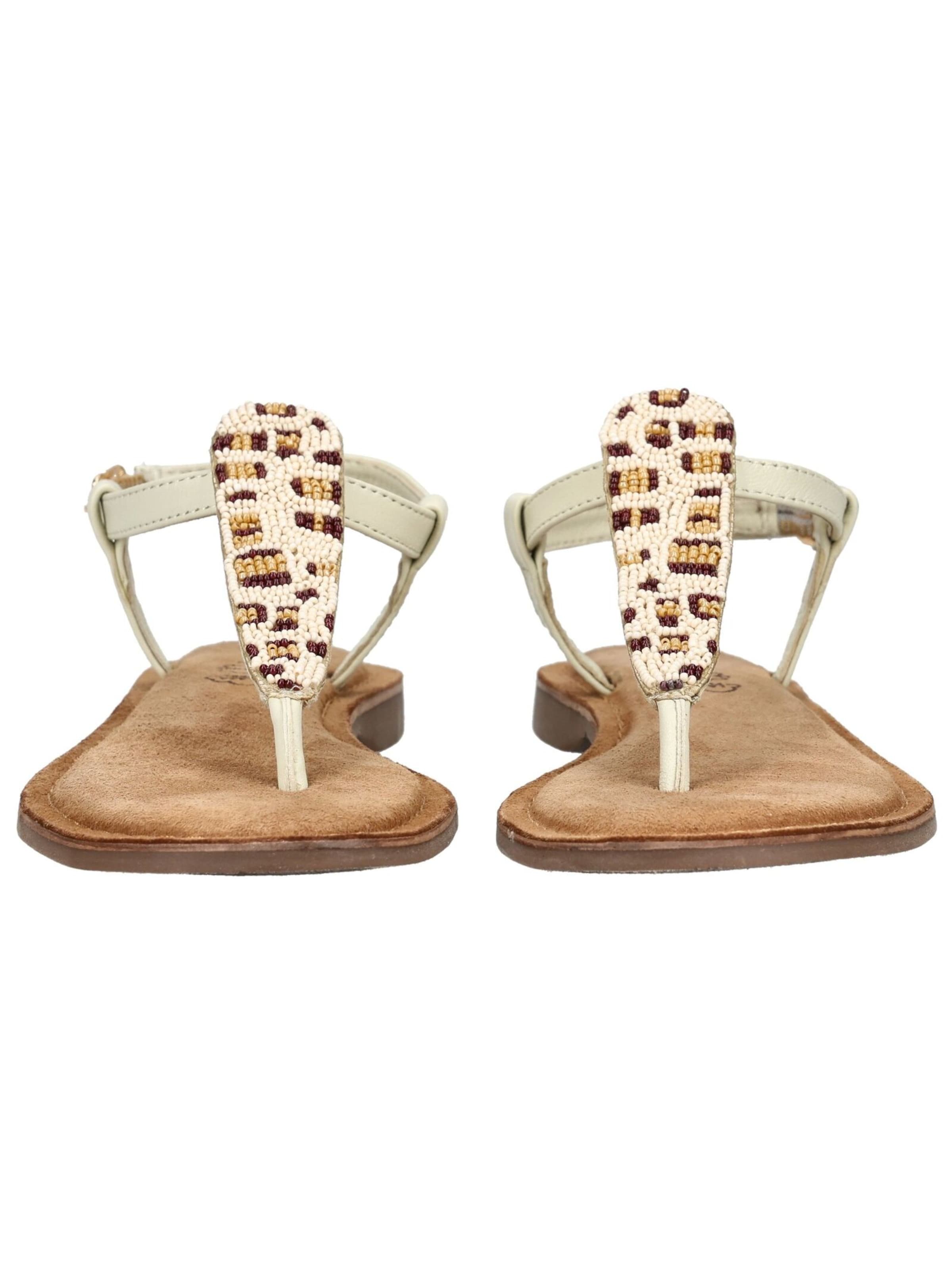 Tongs LAZAMANI en blanc