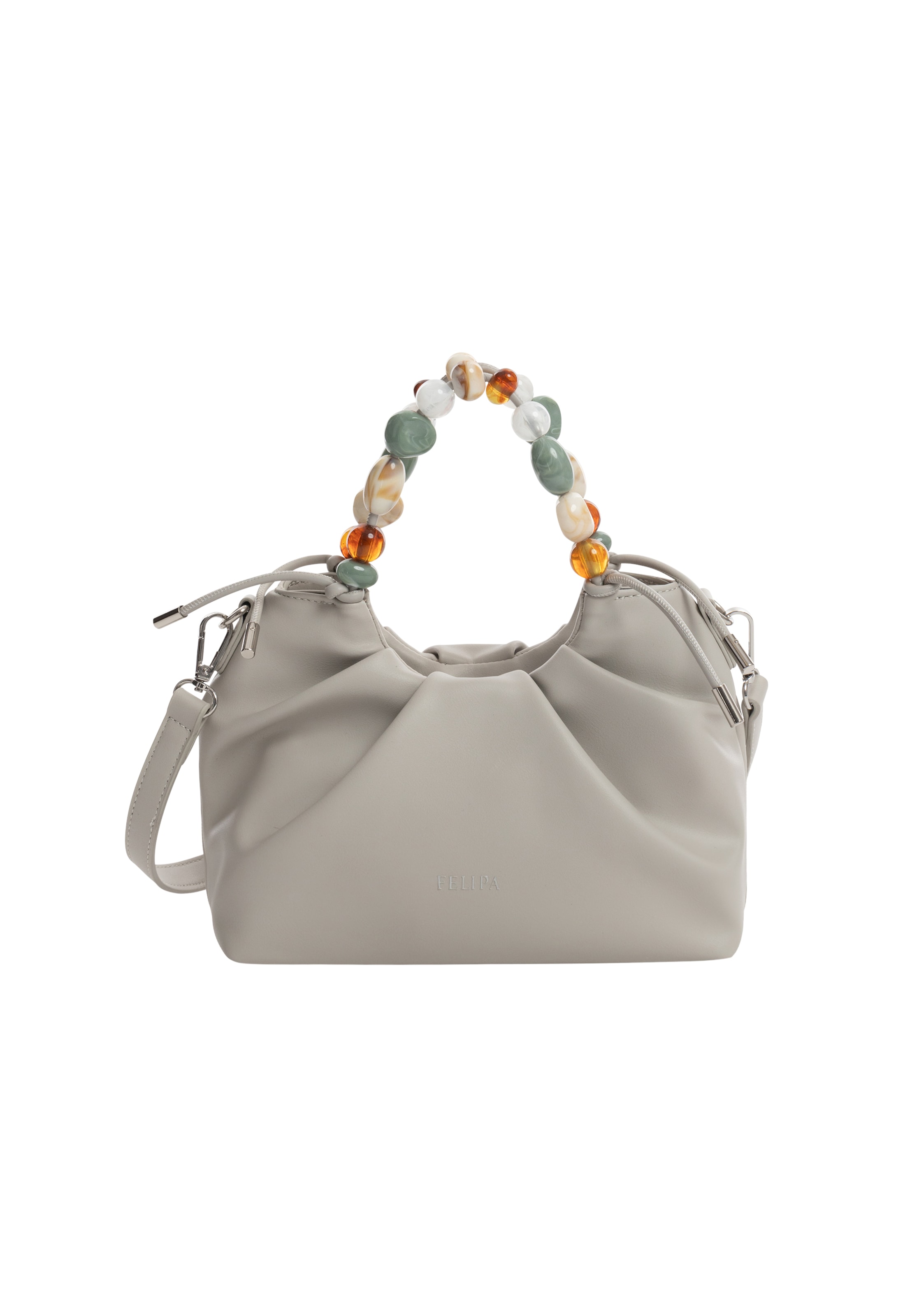 FELIPA - Malas de tiracolo em cinzento: frente