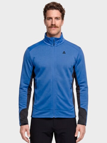 Schöffel Athletic Fleece Jacket in Blue: front