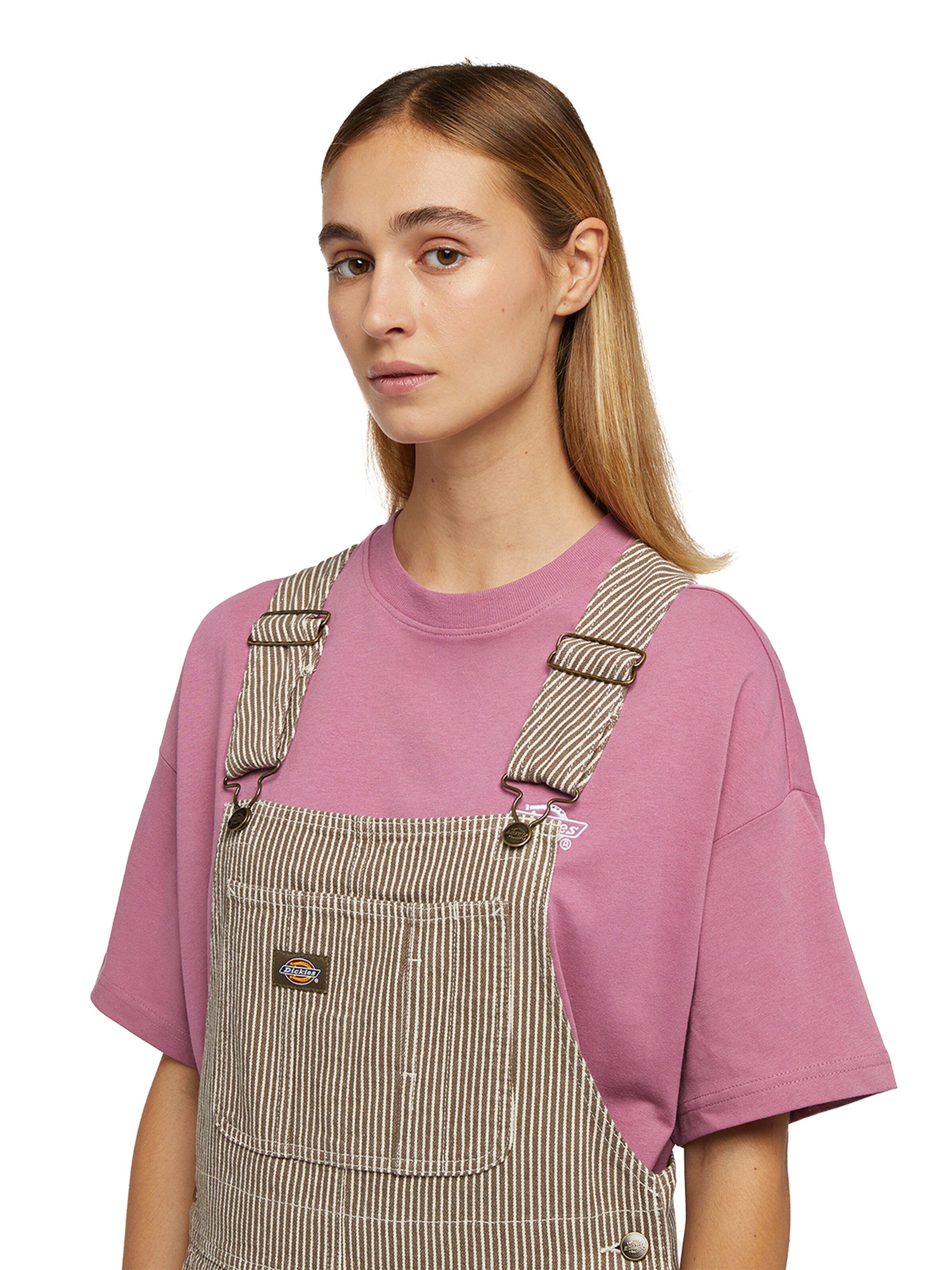 DICKIES Regularen Hlače z naramnicami 'BIB' | zelena barva