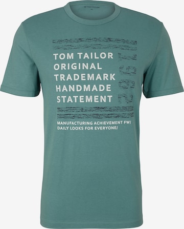 TOM TAILOR T-Shirt in Grün: predná strana