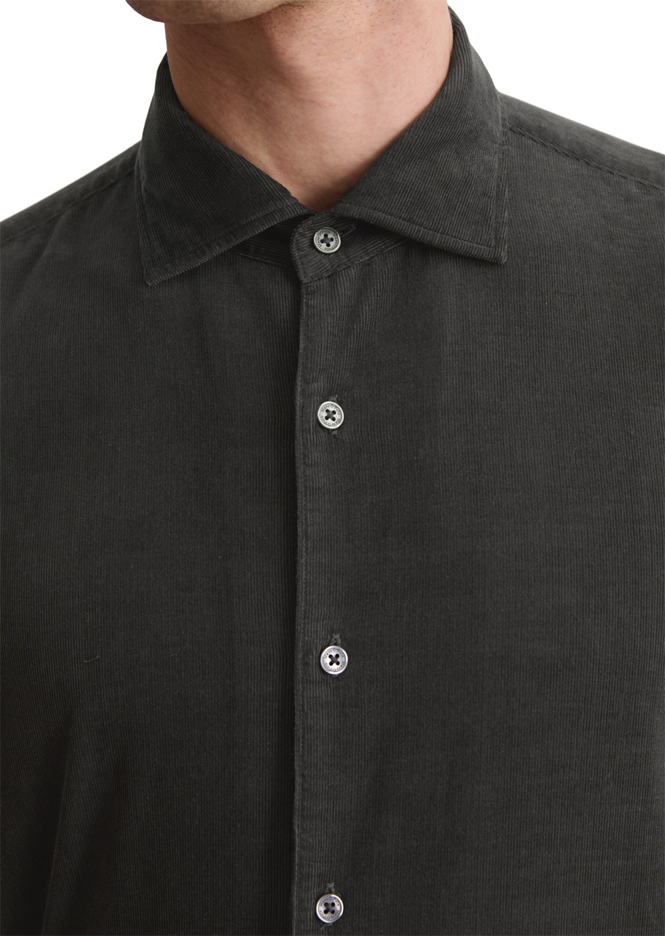 Marc O'Polo Regular fit Button Up Shirt in Grey