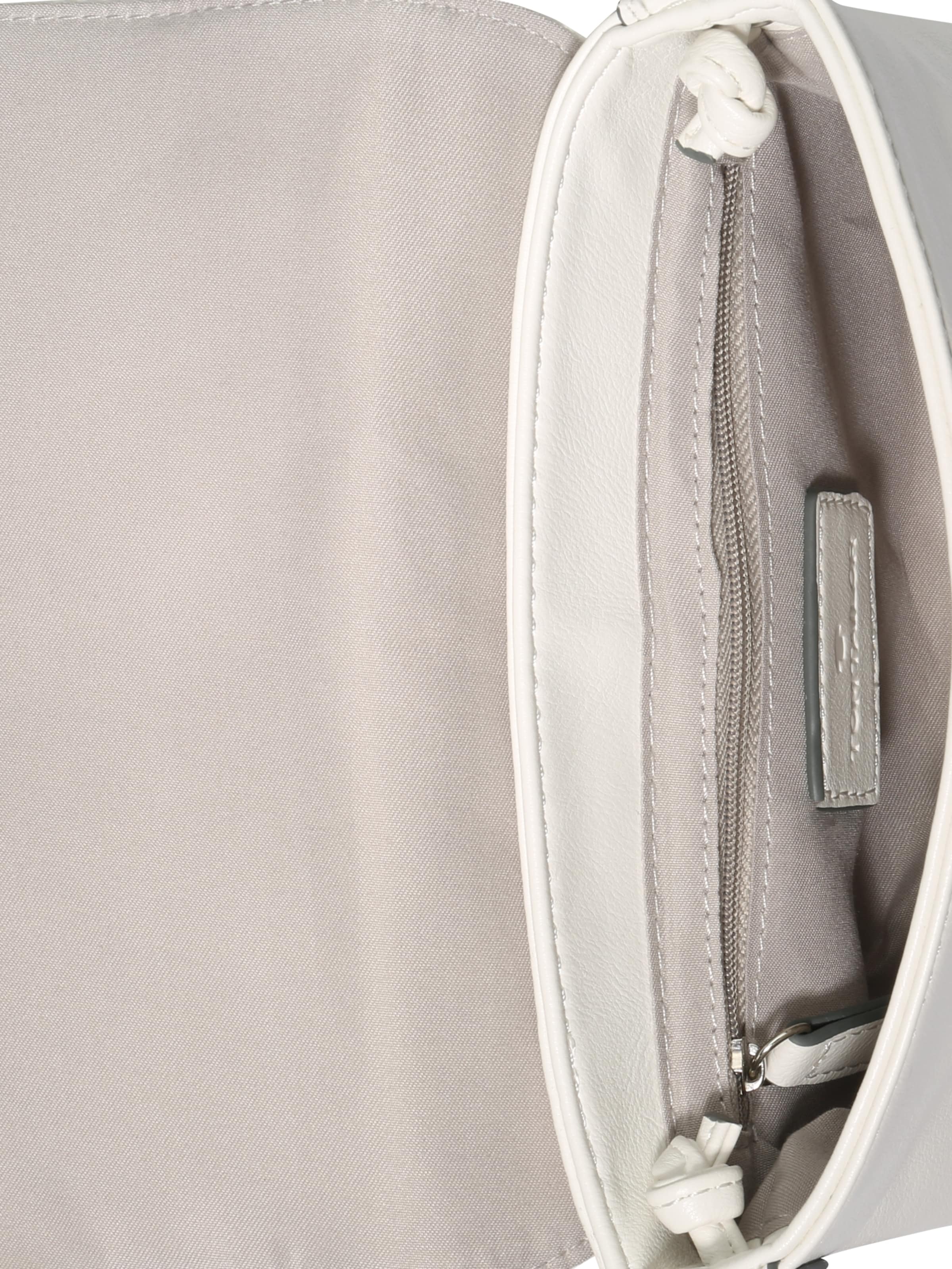 TOM TAILOR Чанта с презрамки 'Luna' в бяло