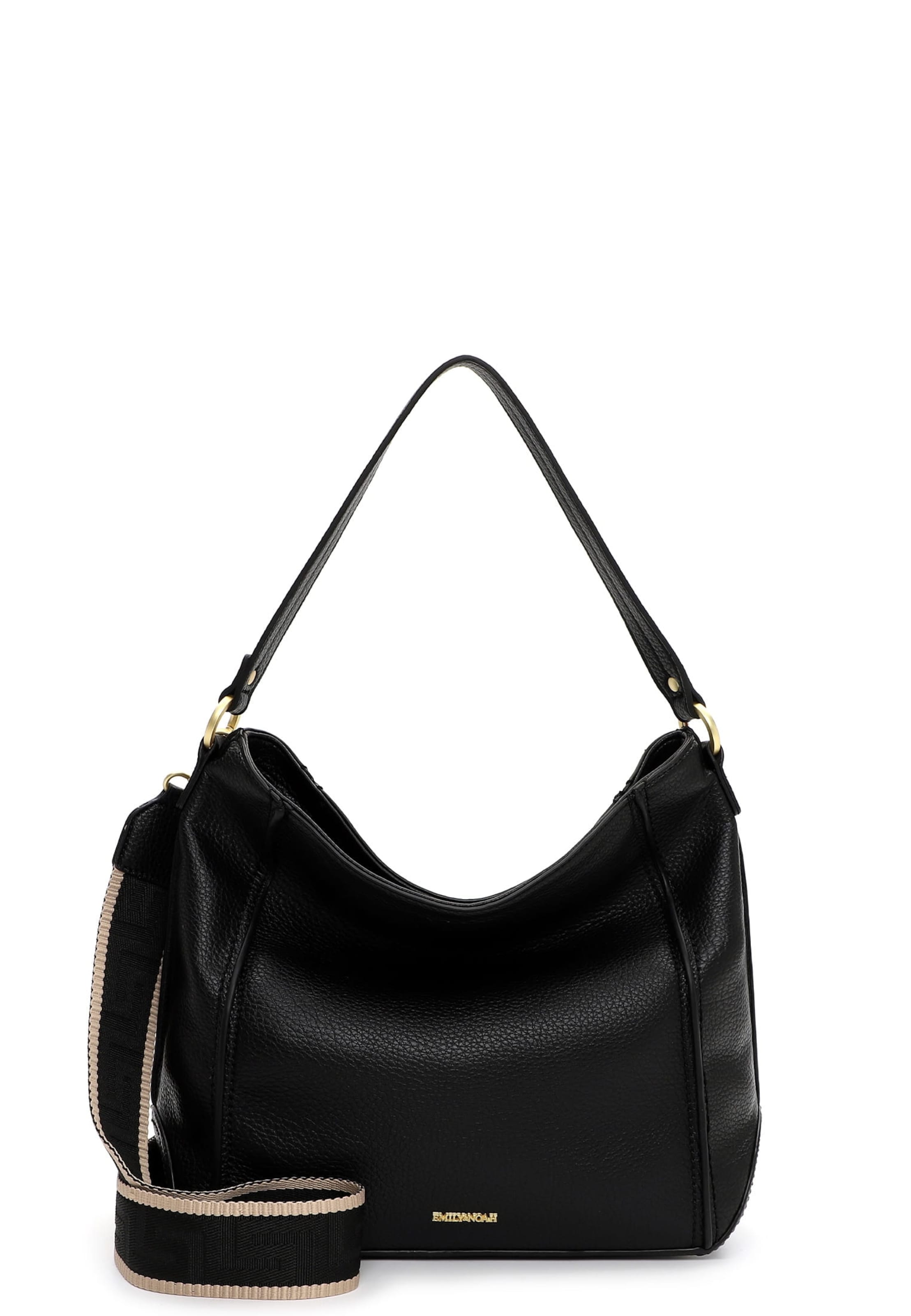 Poche ventrale 'Julie' Emily & Noah en noir : devant