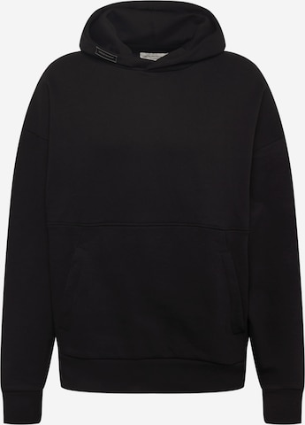 TOM TAILOR DENIM Sweatshirt in Black: front